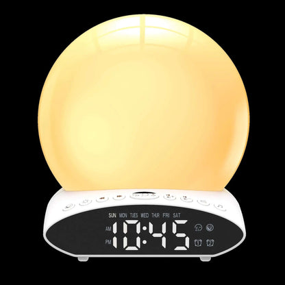 lampe de réveil avec simulation de lever et coucher de soleil Les Visionnaires