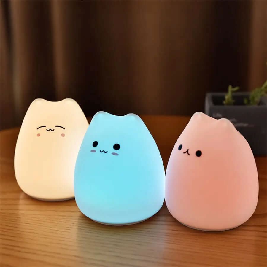 veilleuse LED en silicone avec capteur tactile Les Visionnaires