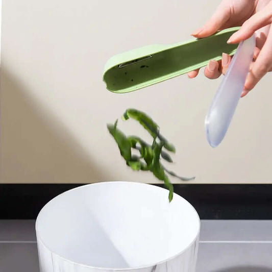 couteau éplucheur avec tube de rangement Les Visionnaires