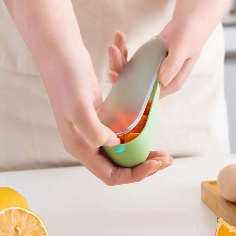 couteau éplucheur avec tube de rangement Les Visionnaires