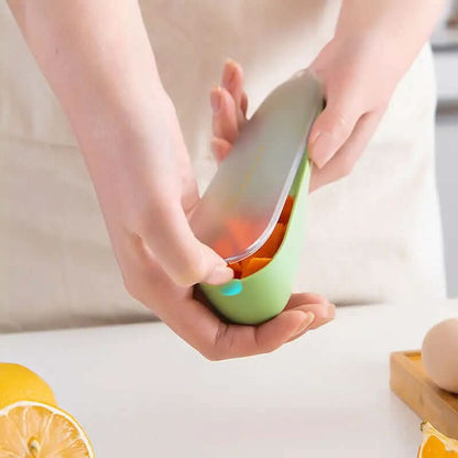 couteau éplucheur avec tube de rangement Les Visionnaires