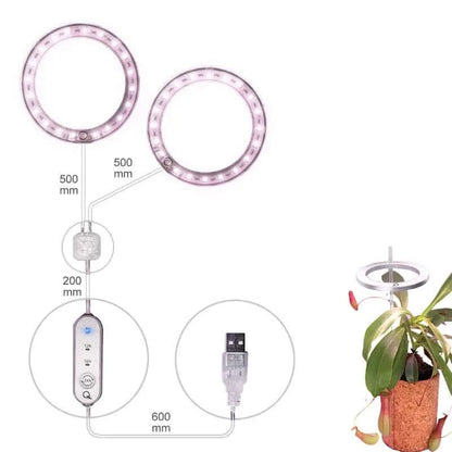 Lampe de croissance LED à spectre complet, USB, 5 V, pour plantes, serre, semis Les Visionnaires