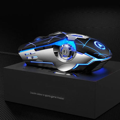Souris de jeu filaire silencieuse pour ordinateur Les Visionnaires