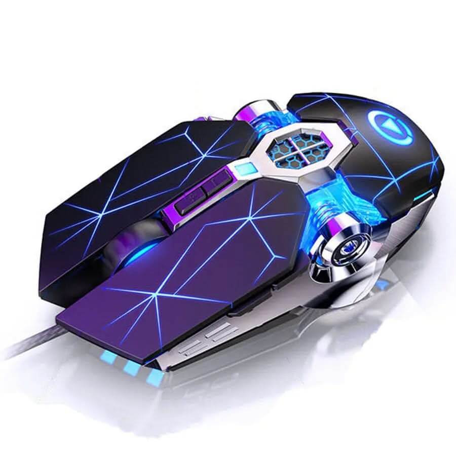 Souris de jeu filaire silencieuse pour ordinateur Les Visionnaires