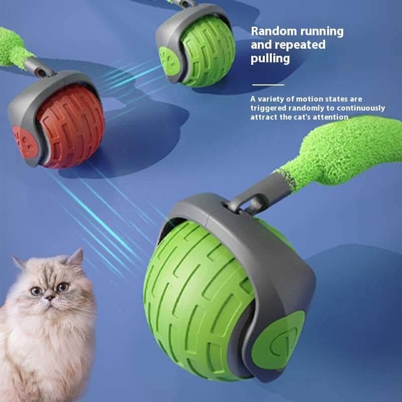 Jouet interactif pour chat - balle roulante électrique automatique Les Visionnaires
