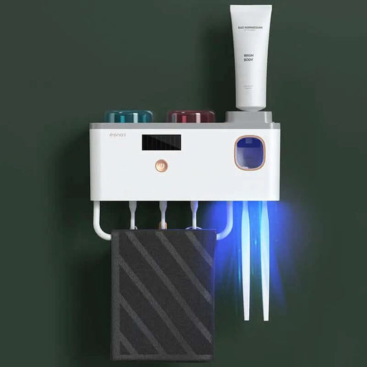 Porte-brosse à dents germicide UV multifonctionnel Les Visionnaires