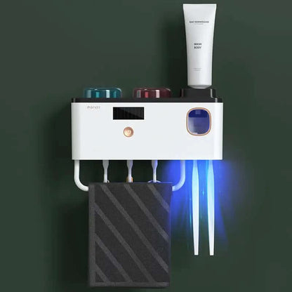Porte-brosse à dents germicide UV multifonctionnel Les Visionnaires
