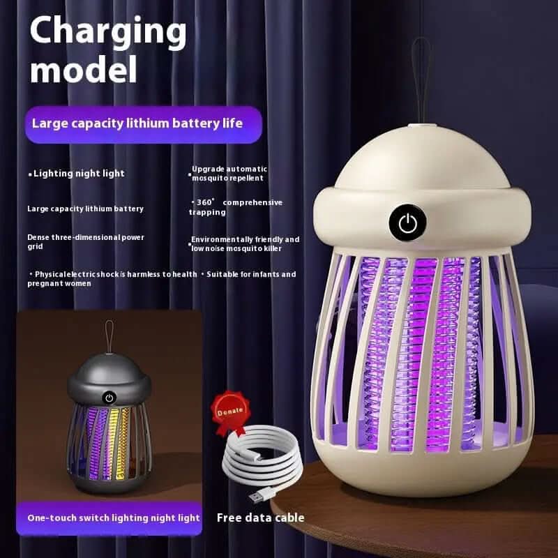Mosquito Killer Lamp Insect Repellent Radiation Less Mute Electric Insect Trap Usb Charging Outdoor Mosquito Killer Repellent Les Visionnaires