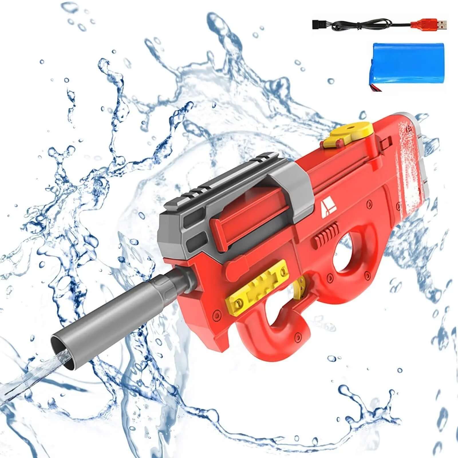Pistolet à Eau Électrique P90 Les Visionnaires
