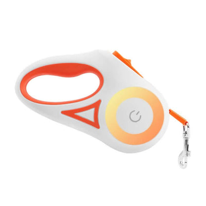 Laisse rétractable avec collier et projecteur automatique Les Visionnaires