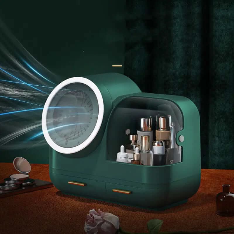 boîte de rangement pour maquillage avec miroir intégré Les Visionnaires