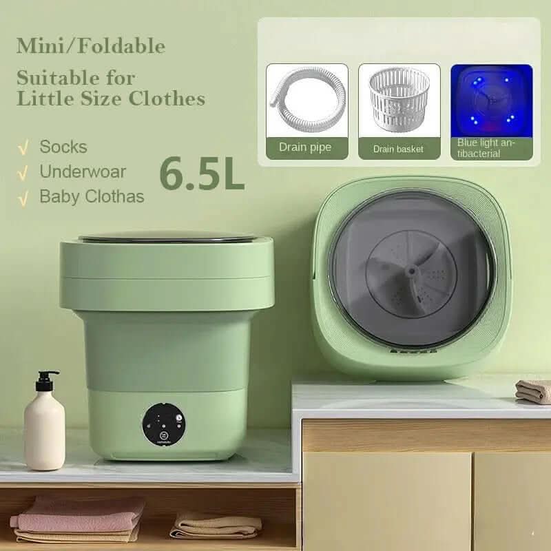 Mini Machine à Laver Pliable - Portable et Grande Capacité Les Visionnaires