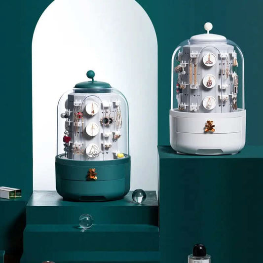boîte à bijoux rotative à 360° Les Visionnaires