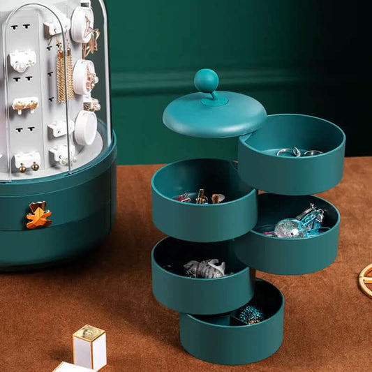 boîte à bijoux rotative à 360° Les Visionnaires