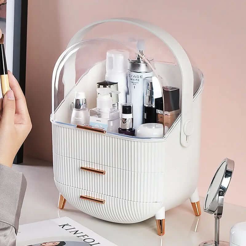Boîte de Rangement Cosmétique Étanche et Anti-Poussière – Organisation et Protection Les Visionnaires