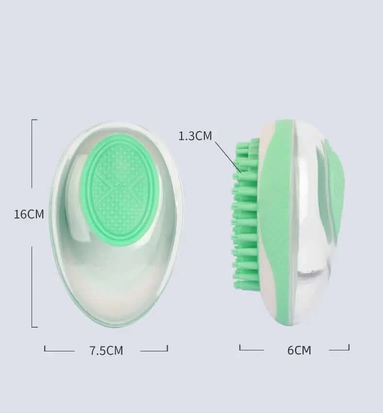 brosse de bain 2-en-1, pour animaux de compagnie Les Visionnaires