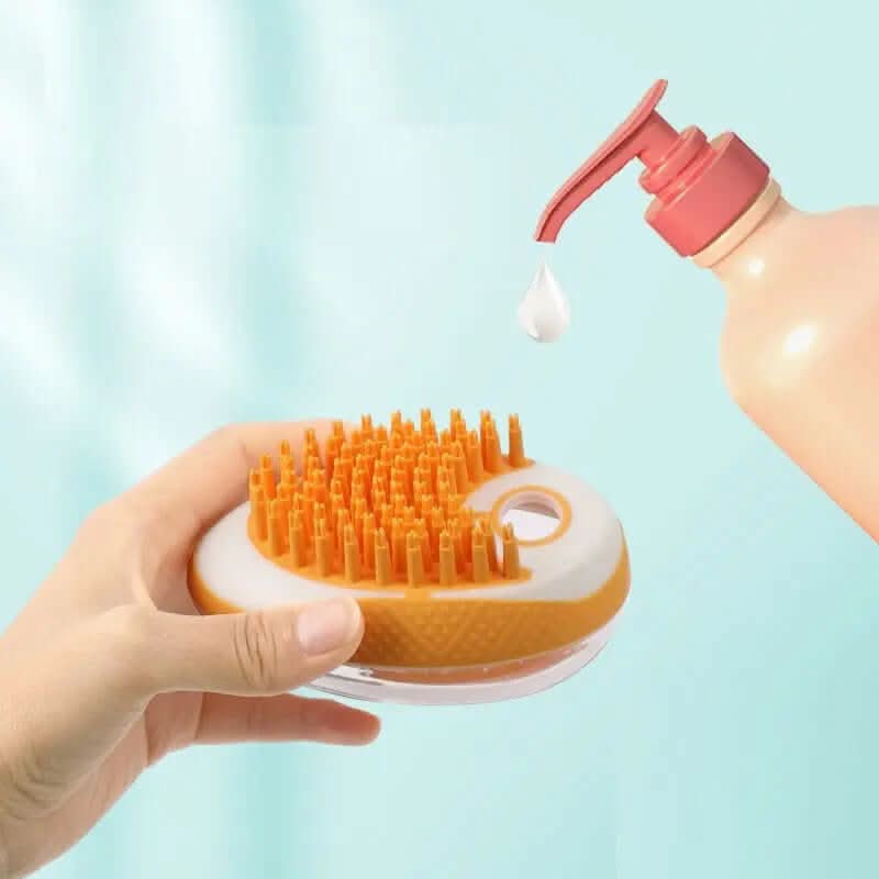 brosse de bain 2-en-1, pour animaux de compagnie Les Visionnaires