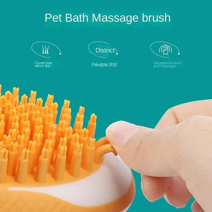 brosse de bain 2-en-1, pour animaux de compagnie Les Visionnaires