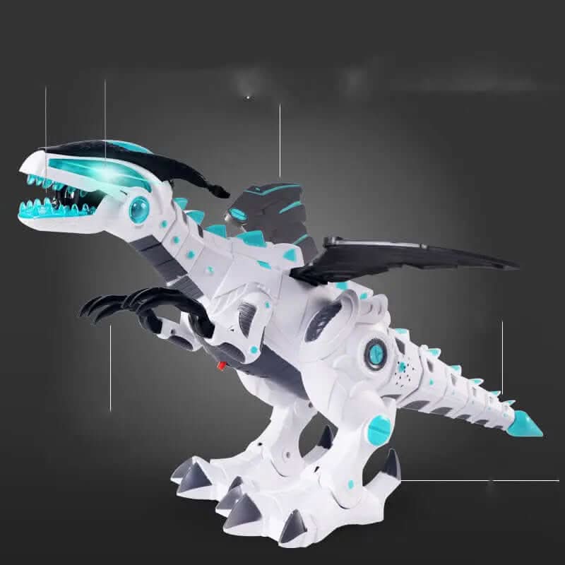 Jouet dragon marchant avec effet de feu et pulvérisation d'eau Les Visionnaires