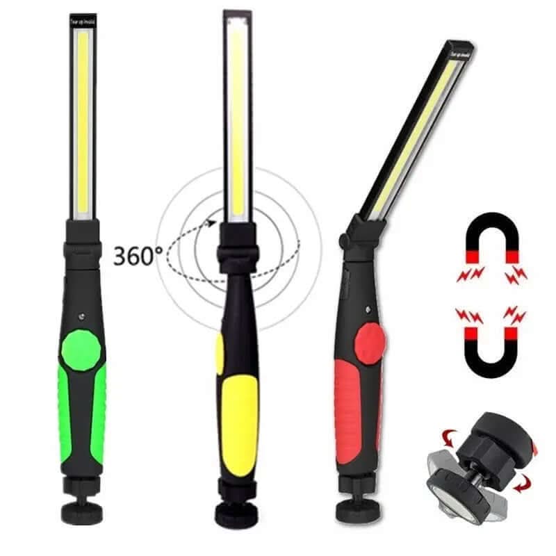 Lampe de Travail LED Portable avec Base Magnétique Les Visionnaires