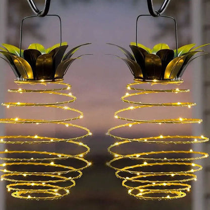 Lampes solaires étanches en forme d'ananas Les Visionnaires