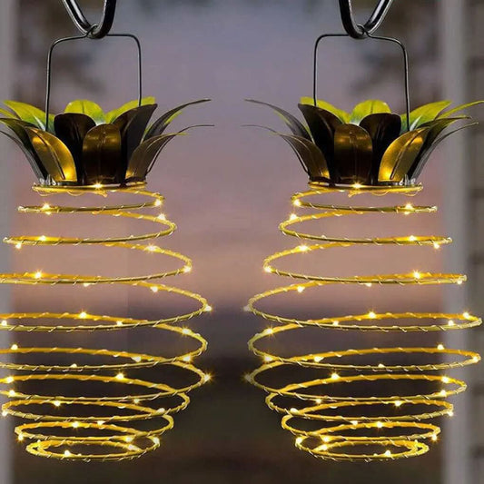 Lampes solaires étanches en forme d'ananas Les Visionnaires