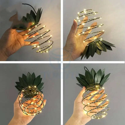 Lampes solaires étanches en forme d'ananas Les Visionnaires