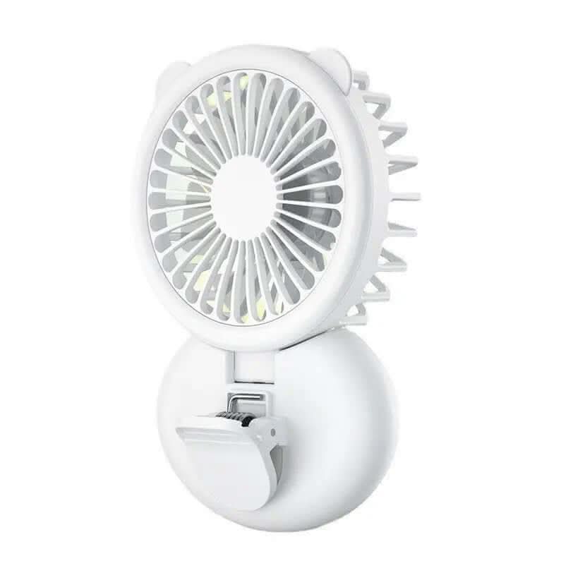 Mini ventilateur USB rechargeable, lumière led intégrées Les Visionnaires