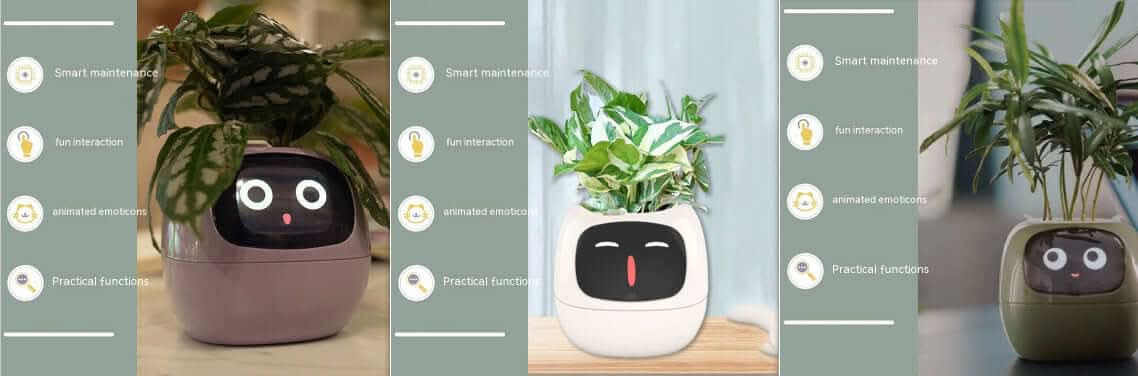 Pot de fleurs intelligent Les Visionnaires