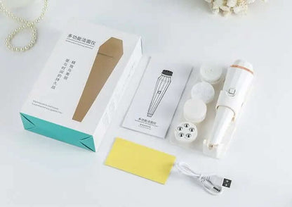 Brosse Nettoyante Faciale Électrique 4 en 1 Rechargeable USB Les Visionnaires