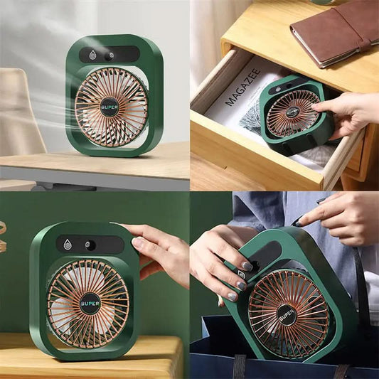 ventilateur de bureau avec brumisation et refroidissement Les Visionnaires