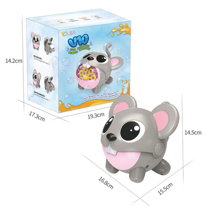 Automatic Cute Bubble Machine Soap Bubble Blower Outdoor Kids Electric Bubble Blowing Toy For Kids Les Visionnaires
