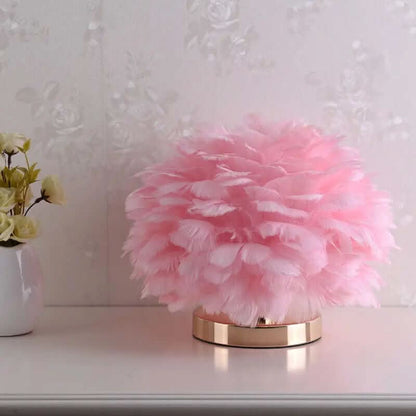 Lampe de Table en Plumes Les Visionnaires