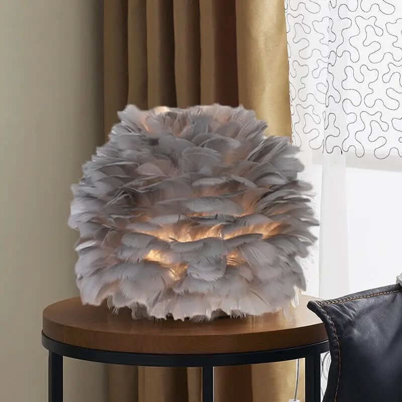 Lampe de Table en Plumes Les Visionnaires