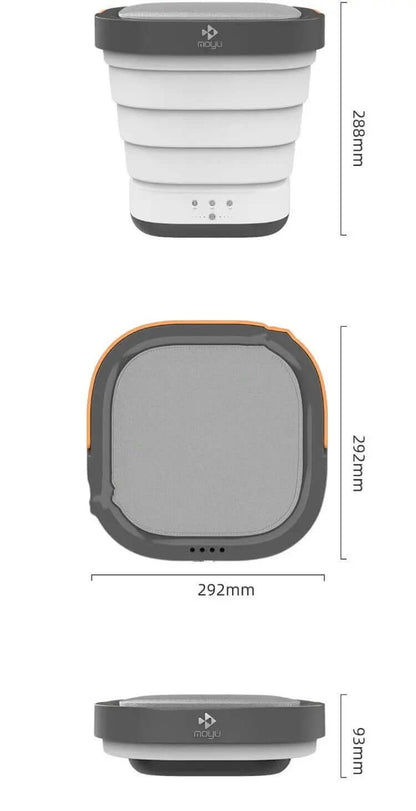 Mini machine à laver pliable Les Visionnaires