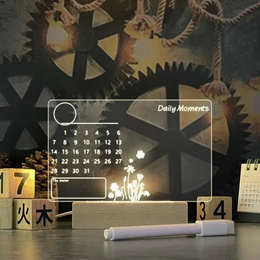 Tableau créatif à LED, veilleuse USB Les Visionnaires