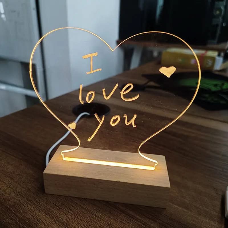 Tableau créatif à LED, veilleuse USB Les Visionnaires
