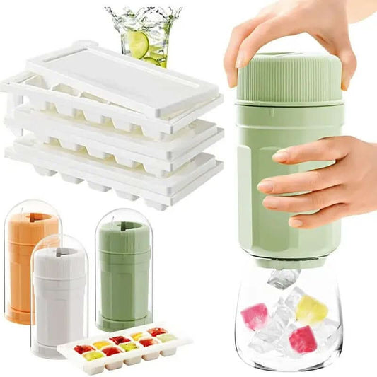 Twisting Ice Cup Rotating Release Ice Cube Tray Les Visionnaires