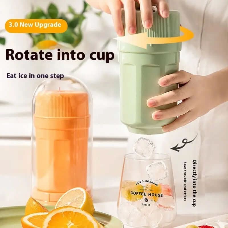 Twisting Ice Cup Rotating Release Ice Cube Tray Les Visionnaires