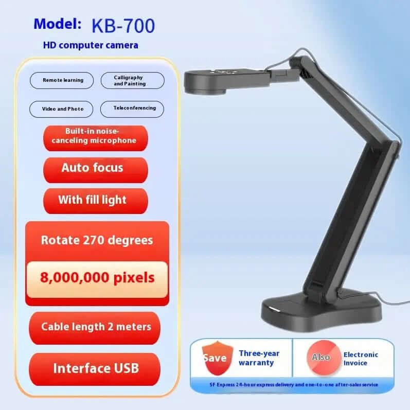 Caméra d'ordinateur en direct avec microphone–équipement de photographie et de vidéo ️ Les Visionnaires
