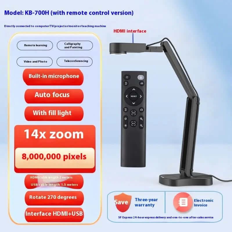 Caméra d'ordinateur en direct avec microphone–équipement de photographie et de vidéo ️ Les Visionnaires