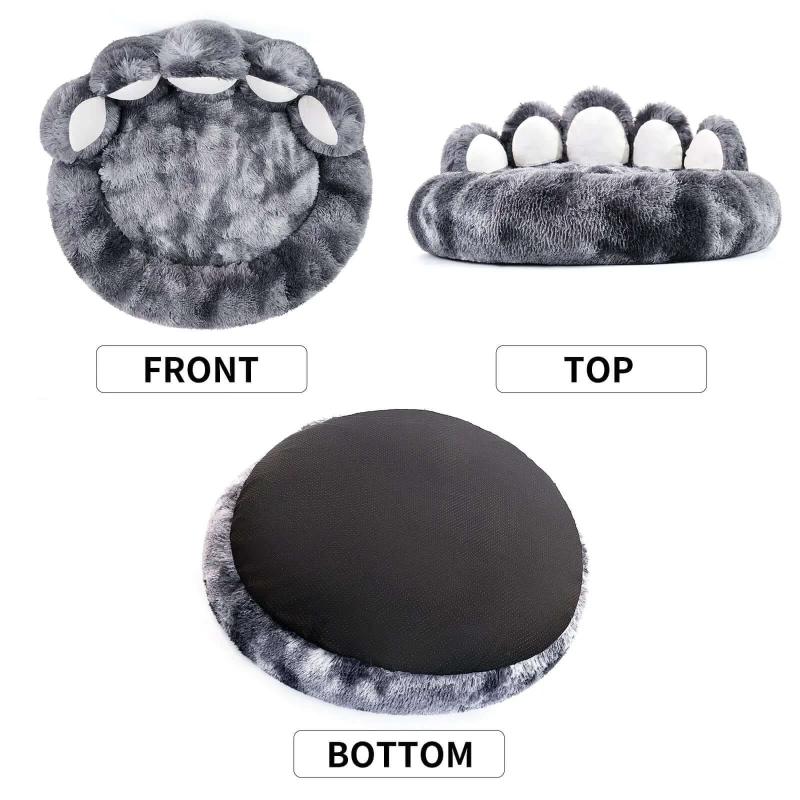 Cute Dog Bear Paw Shape Dog Bed, Dog Beds & Furniture For Small And Medium Dogs, Cozy Plush Cute Cat Beds For Indoor Cats Les Visionnaires
