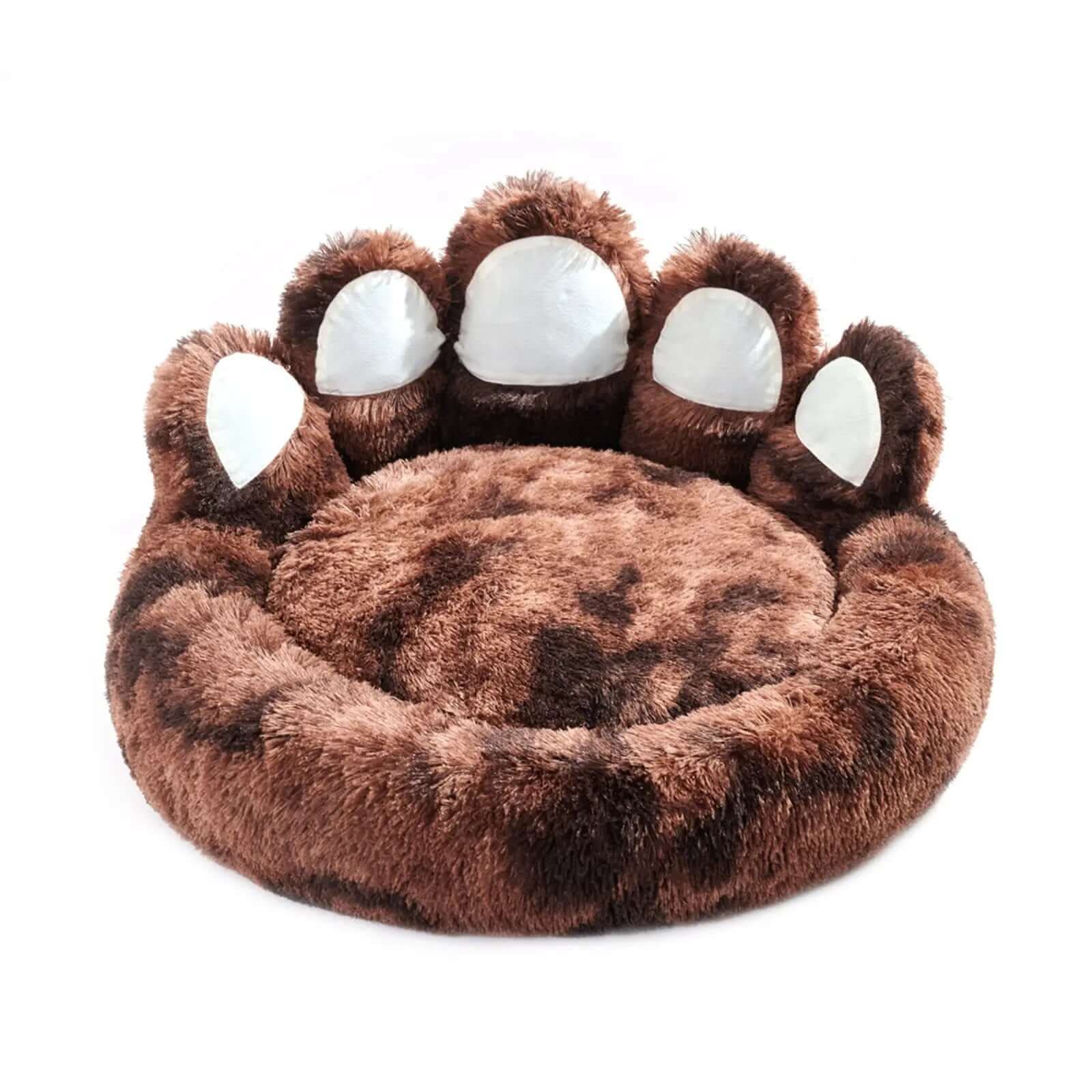 Cute Dog Bear Paw Shape Dog Bed, Dog Beds & Furniture For Small And Medium Dogs, Cozy Plush Cute Cat Beds For Indoor Cats Les Visionnaires