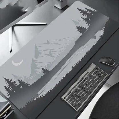 Tapis de souris XXL tout noir Les Visionnaires