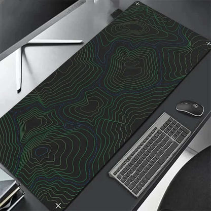 Tapis de souris XXL tout noir Les Visionnaires