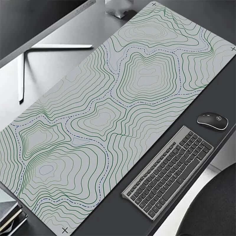 Tapis de souris XXL tout noir Les Visionnaires