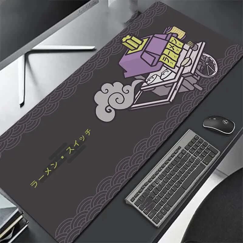 Tapis de souris XXL tout noir Les Visionnaires