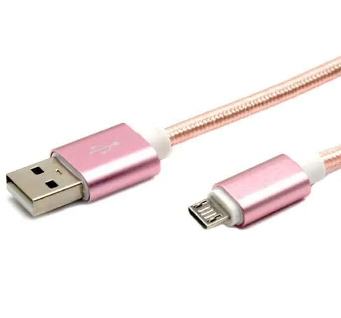Câble de charge rapide USB 2.0A en nylon tressé Les Visionnaires