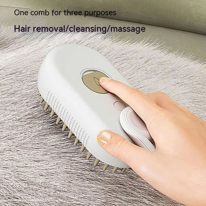 Brosse à vapeur pour chat et chien. 3 en 1 Les Visionnaires