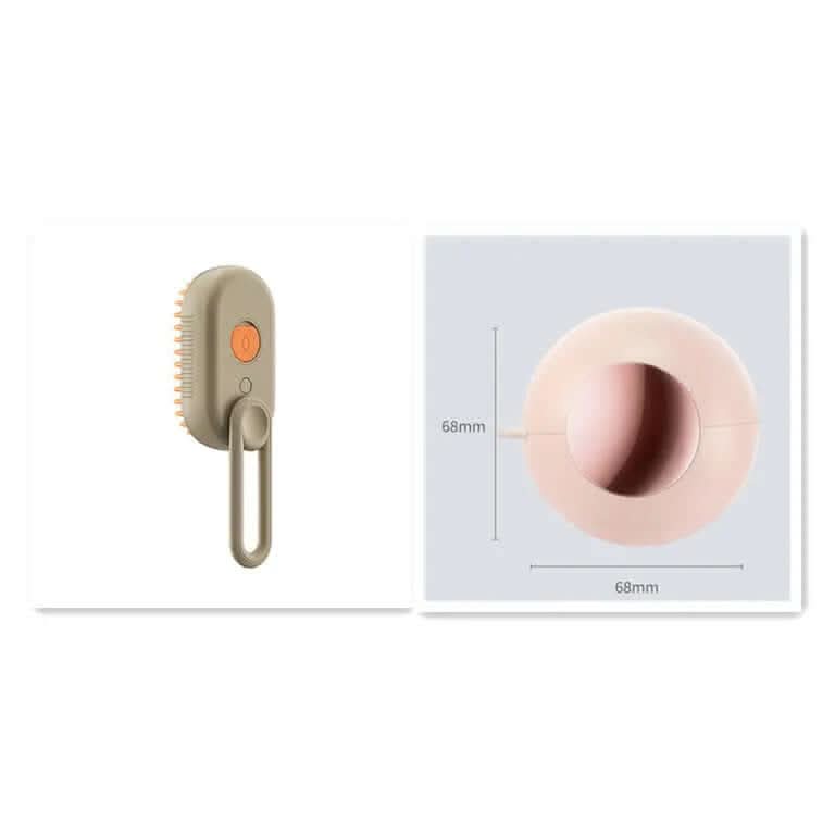 Brosse à vapeur pour chat et chien. 3 en 1 Les Visionnaires